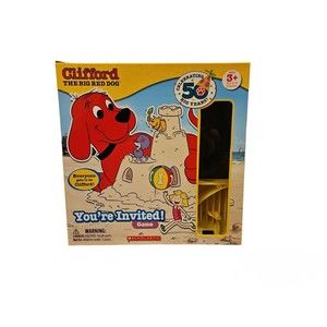 Clifford Big Red Dog You're Invited, Beach Party Board Game All Pieces Included